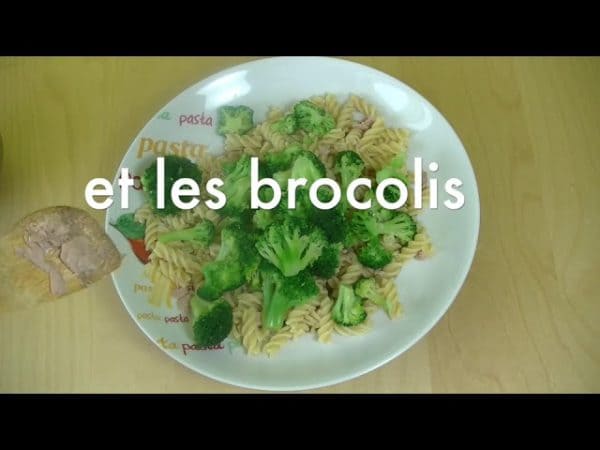 Recette : Pâtes au thon et brocolis