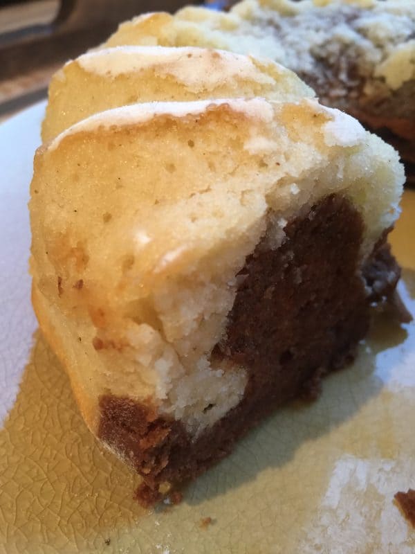 Gâteau chocolat-vanille, simple, sans œuf et  végan