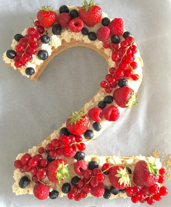 Number cake sans œuf