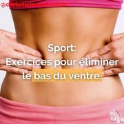 Exercices pour éliminer de bas du ventre