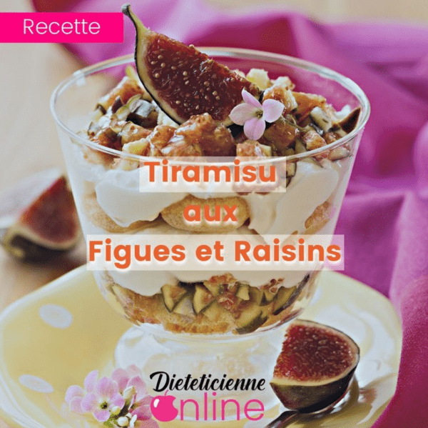 Tiramisu figues et raisins
