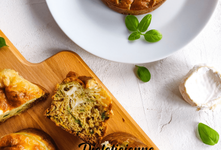 Muffins aux poireaux et au chèvre