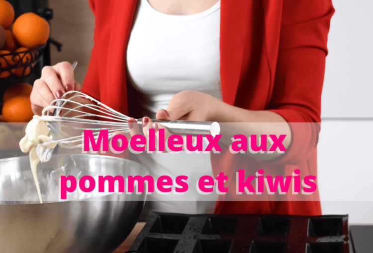 Moelleux aux pommes et kiwis