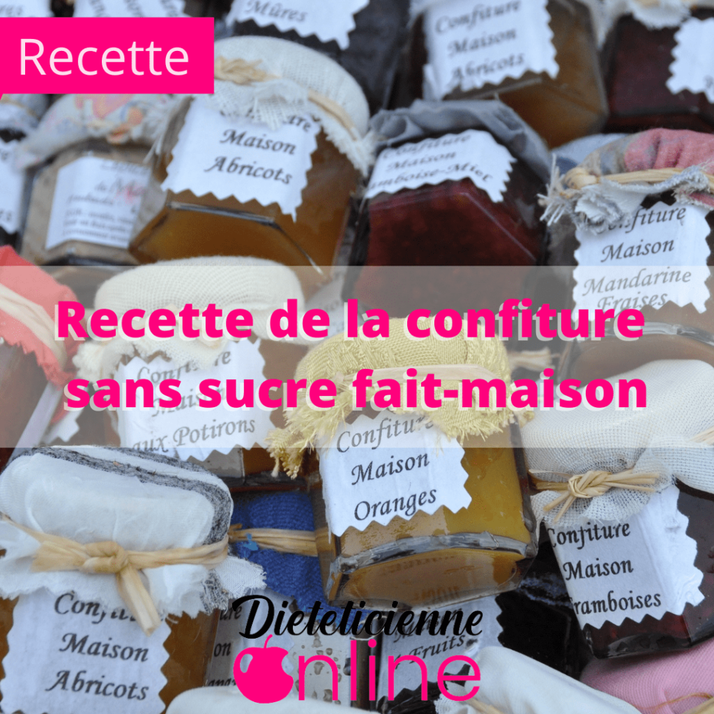Recette de la confiture sans sucre fait-maison