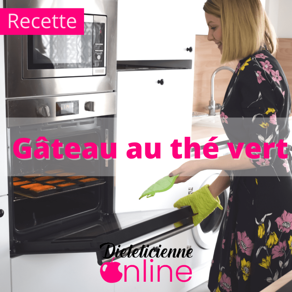 gâteau au thé vert 100% healthy